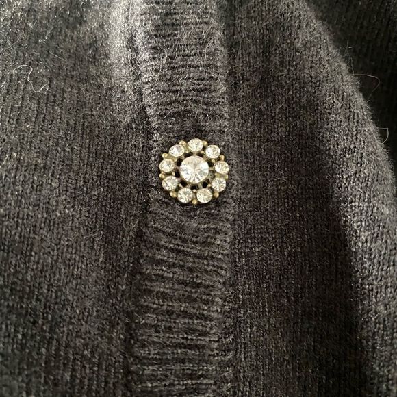 Zara Knit dark grey button up cardigan SZ S - Picture 3 of 7
